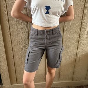 Urban Pipeline Gray Cargo Shorts Relaxed Fit